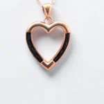 Halskette aus Pferdehaar 925 Silber roségoldHalskette aus Pferdehaar 925 Silber roségold